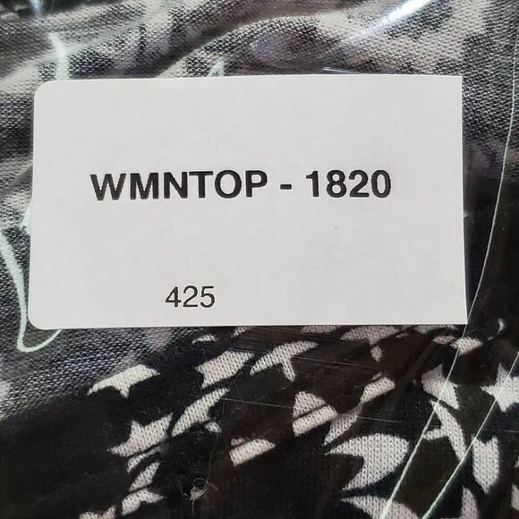 LulaRoo 2XL Black Floral Scoop Neck SS Tunic Shirt - Picture 7 of 7